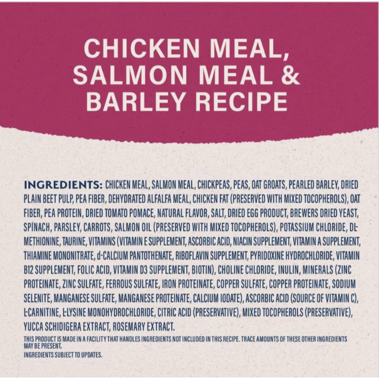 Natural Balance Fat Dogs Chicken Salmon Formula Low Calorie Dry