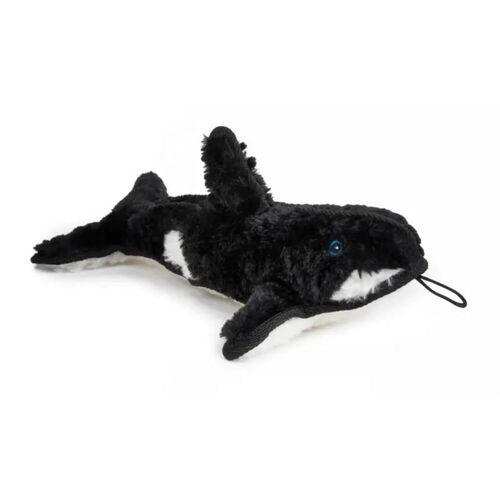 Steeldog Ruffian Swimmer Durable Plush Squeaky Dog Toy - Orca