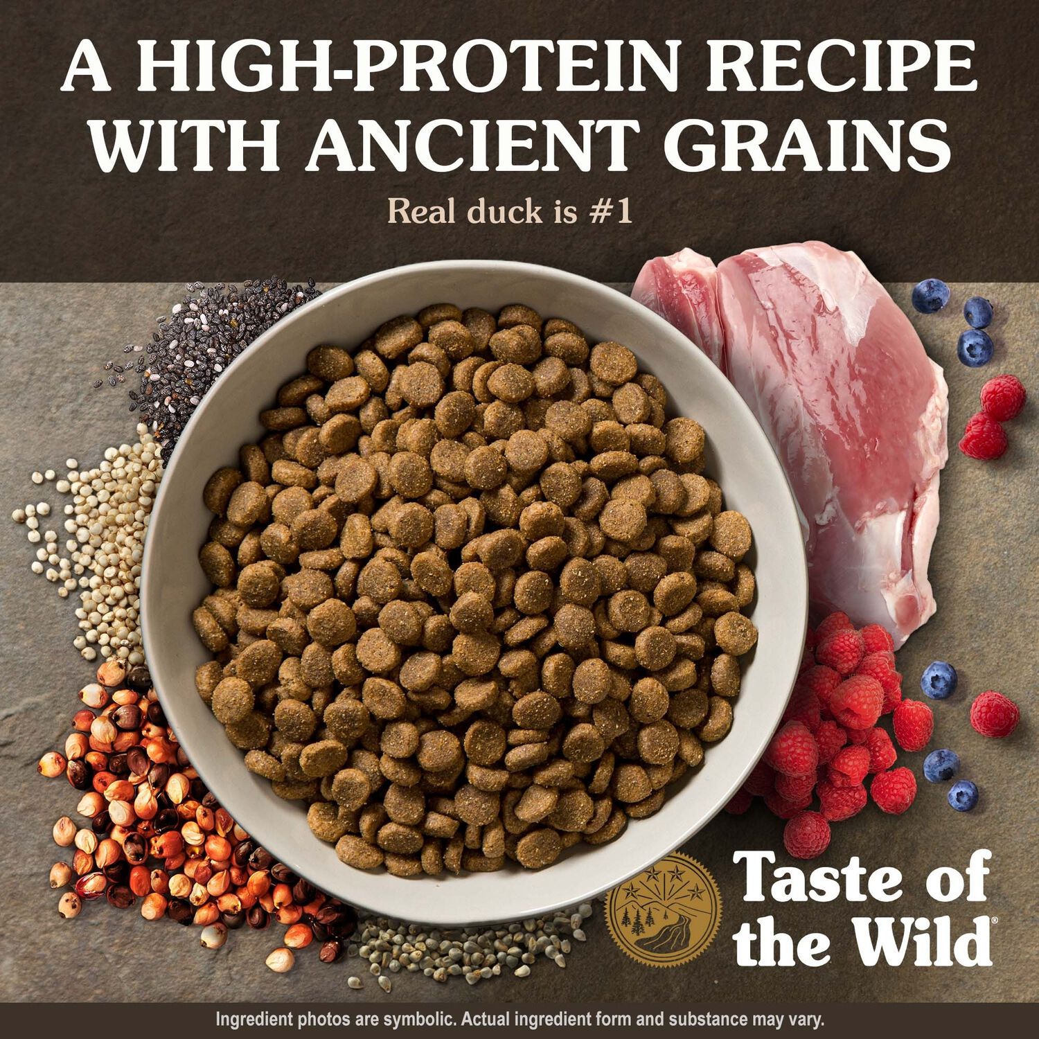 Taste Of The Wild Ancient Wetlands Dry Dog Food, Canine Recipe With Roasted Fowl, 5-Lb Bag