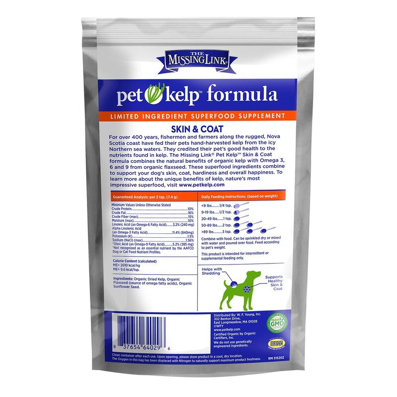 Pet Kelp Skin & Coat Supplement For Dogs Powder image number 2