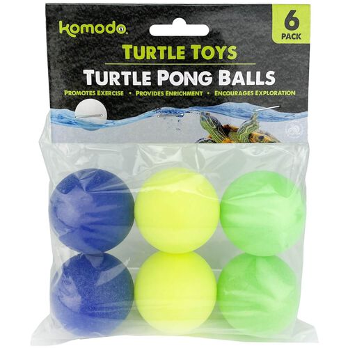 Komodo Ping Pong Balls Toy - 6 Pk