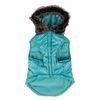 Blue Quilted Puffer Jacket thumbnail number 3