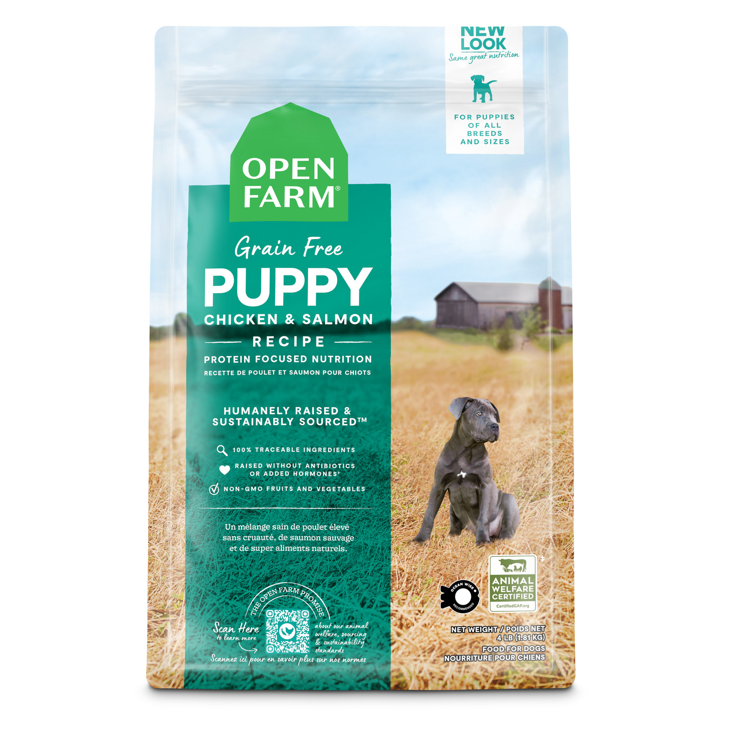 Open Farm Puppy Grain-Free Chicken & Salmon Dry Dog Food