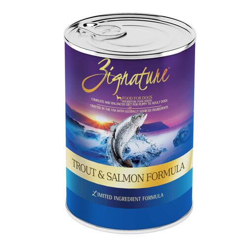 Zignature Trout & Salmon Formula Limited Ingredient Wet Dog Food