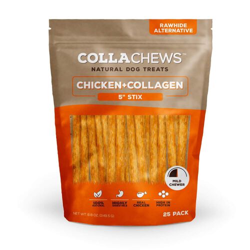 Colla Chews 5" Collagen Sticks Chicken Flavor Dog Treats