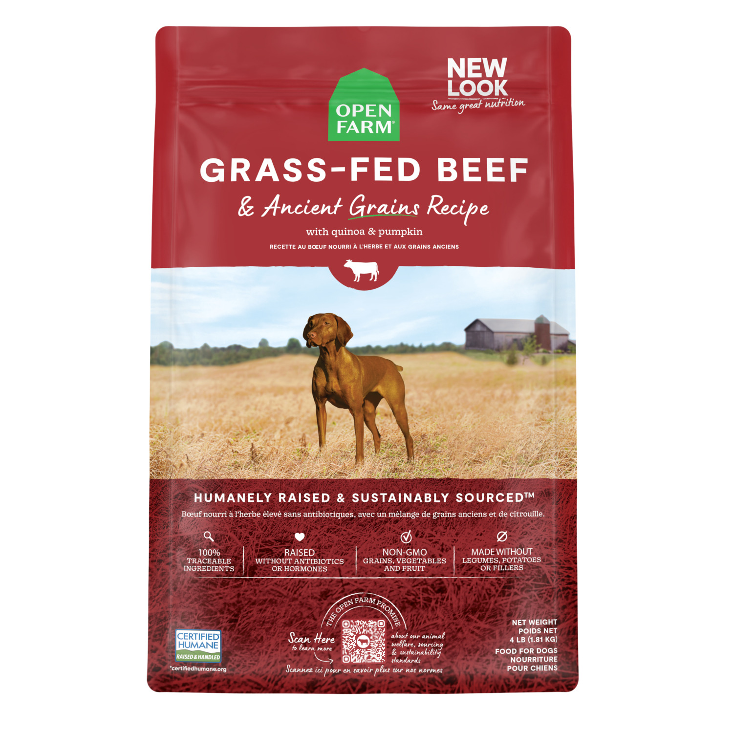 Open Farm Beef And Ancient Grains Dry Dog Food
