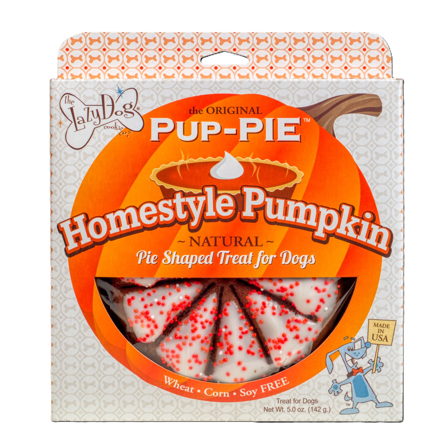 The Lazy Dog Cookie Co Homestyle Pumpkin Pup-Pie Dog Treat
