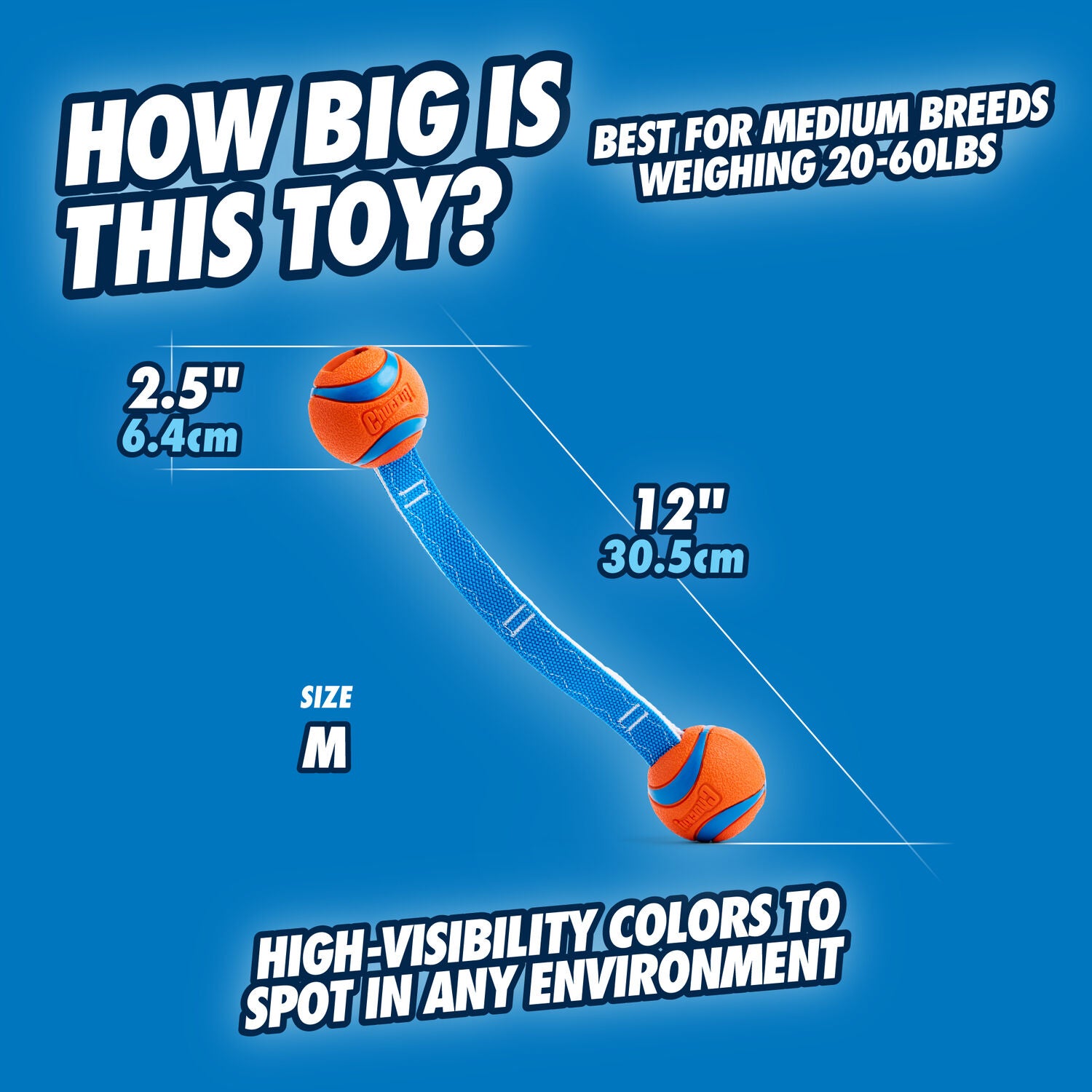 Chuckit! Ultra Duo Tug Dog Toy, Medium