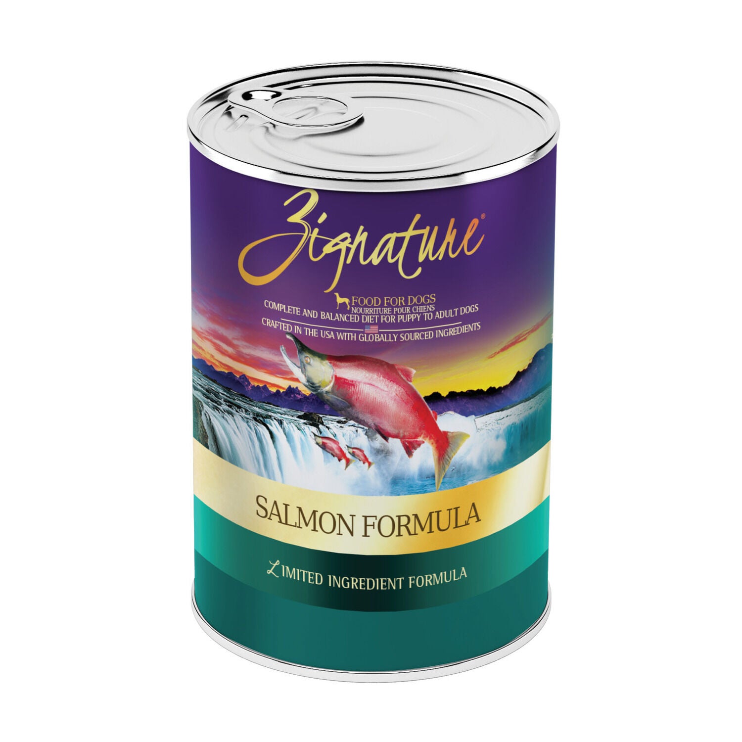 Zignature Salmon Formula Wet Dog Food, 13Oz