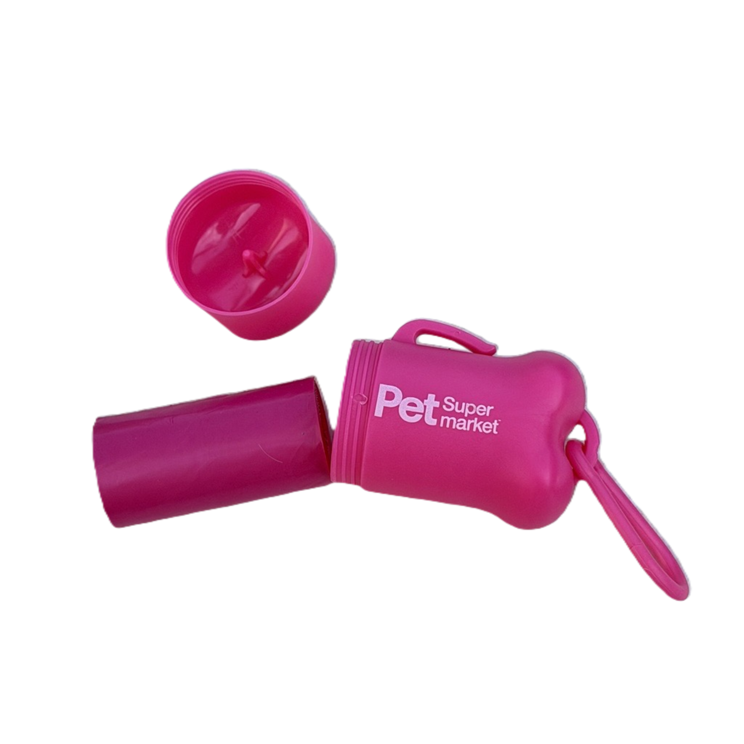 Aristopet Refillable Dispenser With Two Extra Thick Lavender Scented Poop Bag Rolls, Pink