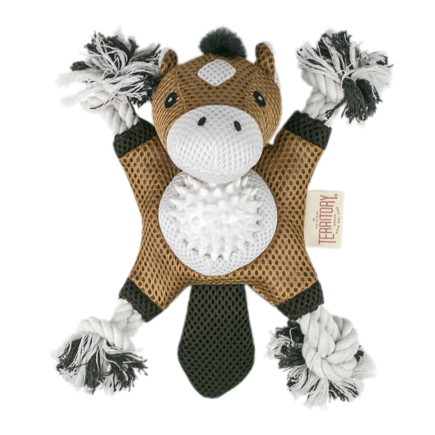 Territory Horse 2-In-1 Fetch & Tug Dog Toy, 10"