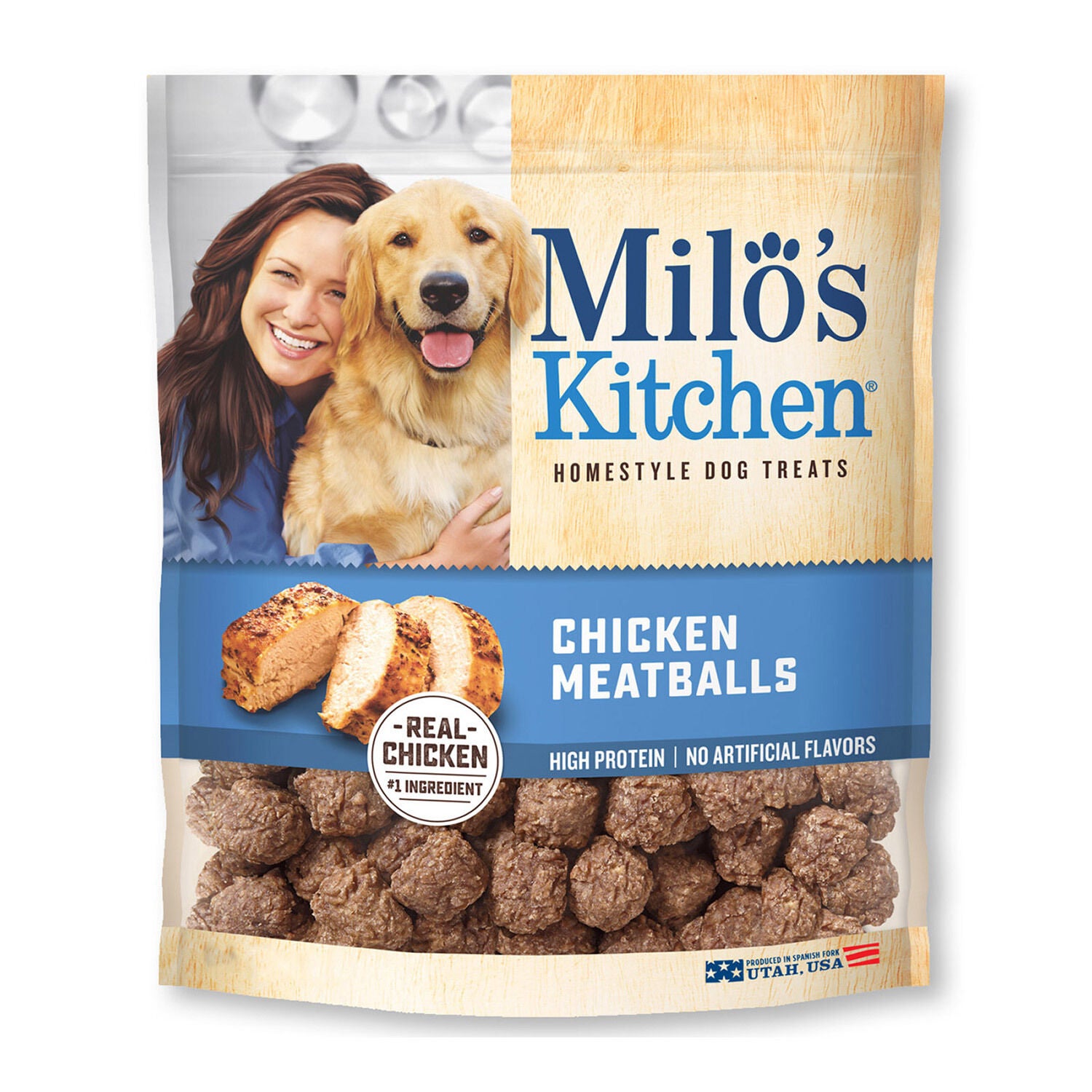 Milo's Kitchen Chicken Meatballs Dog Treat