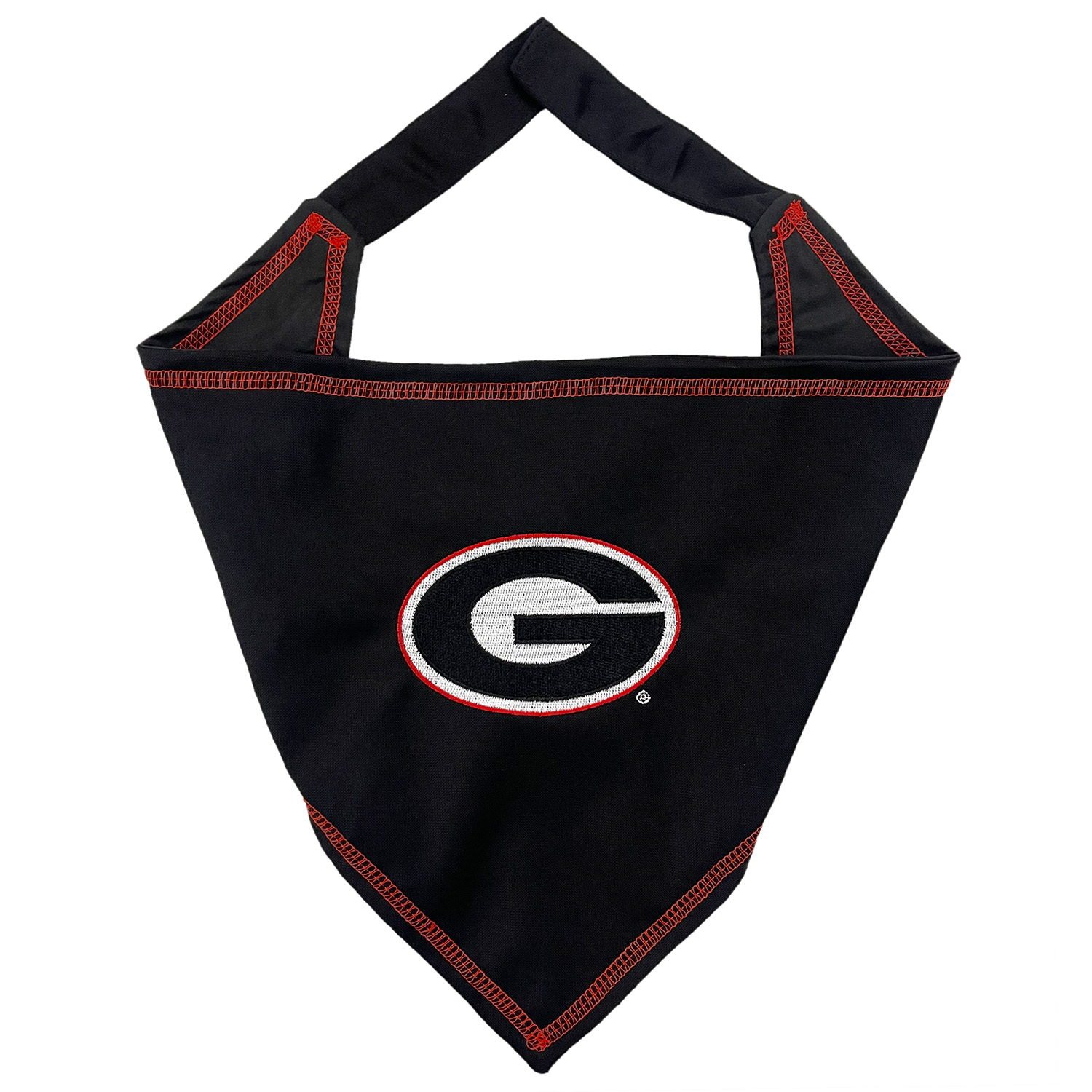 Pets First University Of Georgia Bulldogs Tie Around Dog Bandana, Small
