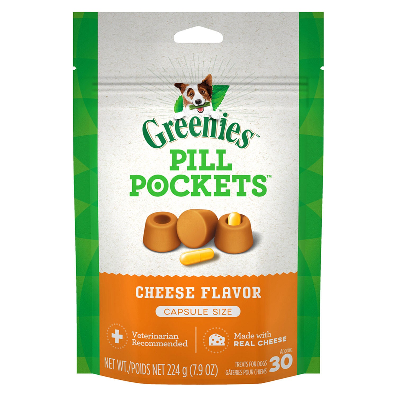 Greenies Pill Pockets Cheese Capsule Dog Treat