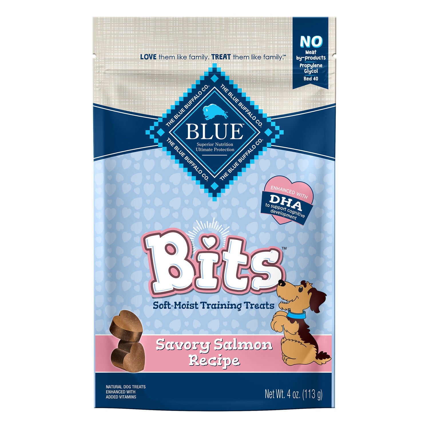 Blue Buffalo Blue Bits Savory Salmon Recipe Dog Treat