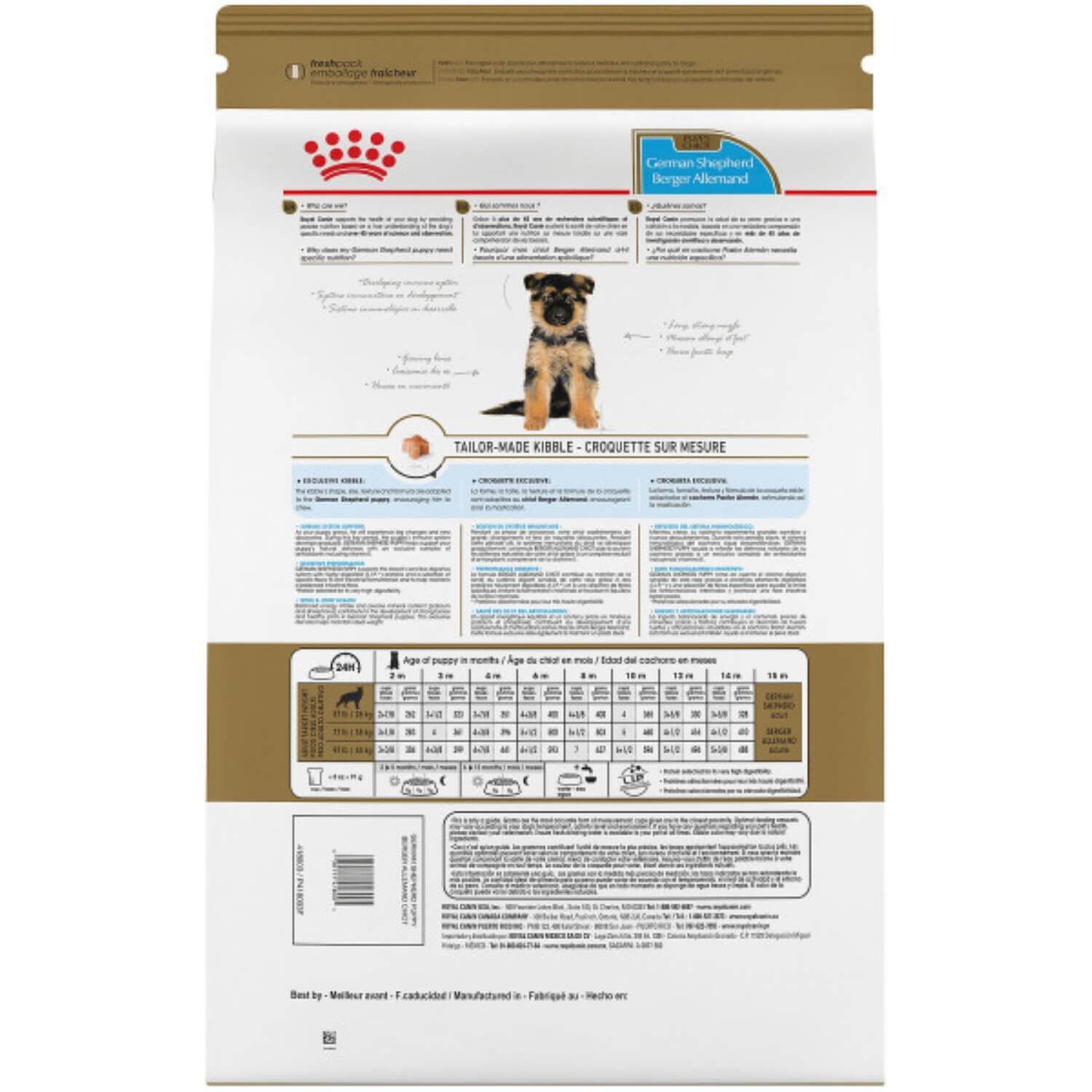 Royal Canin Breed Health Nutrition German Shepherd Puppy Dry Dog Food, 30-Lb Bag