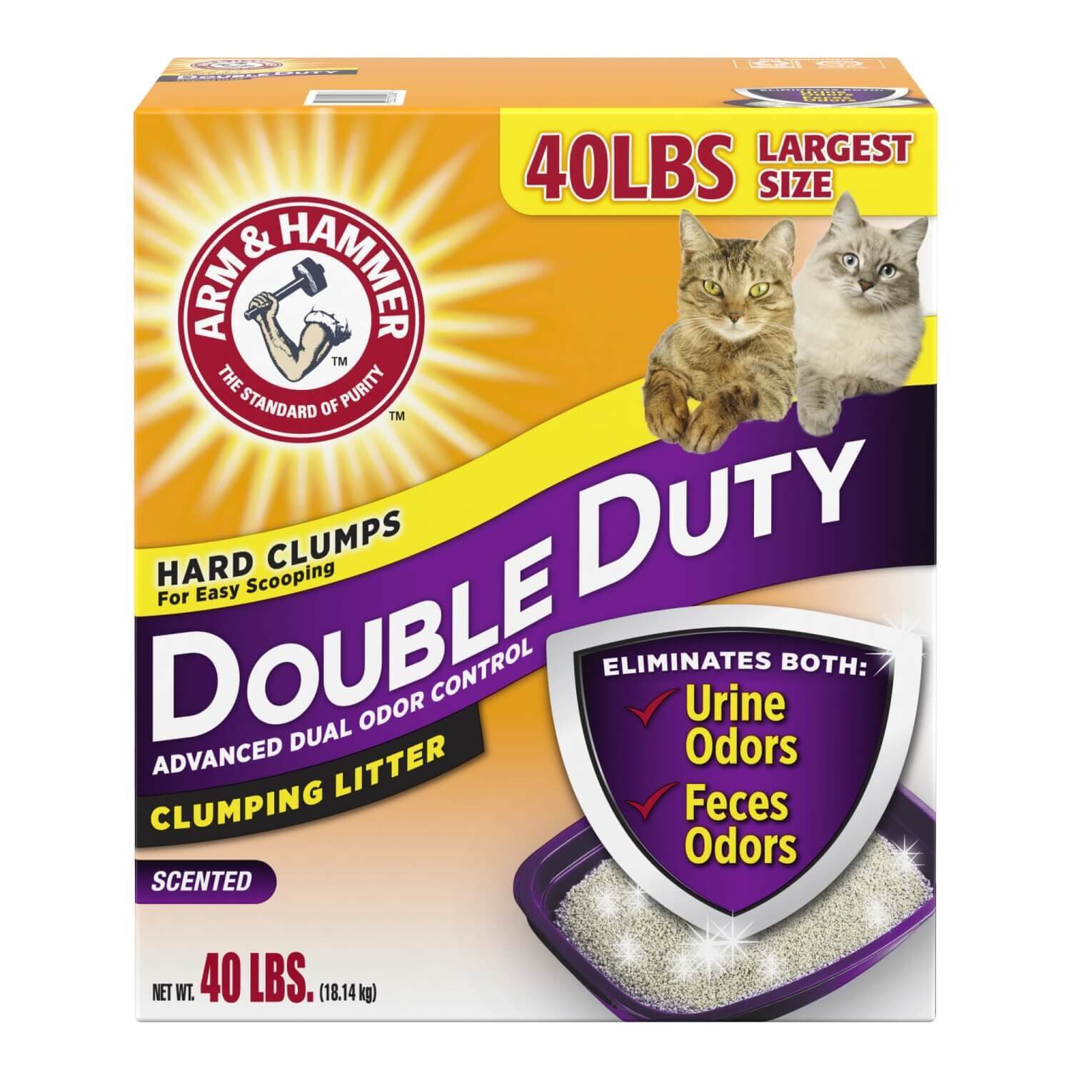 Double Duty Clumping Cat Litter 40lb Pet Supermarket