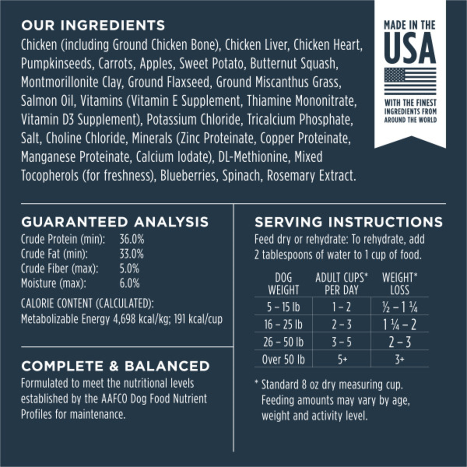 Instinct Raw Meals Freeze-Dried Dog Food - Chicken, 25 Oz