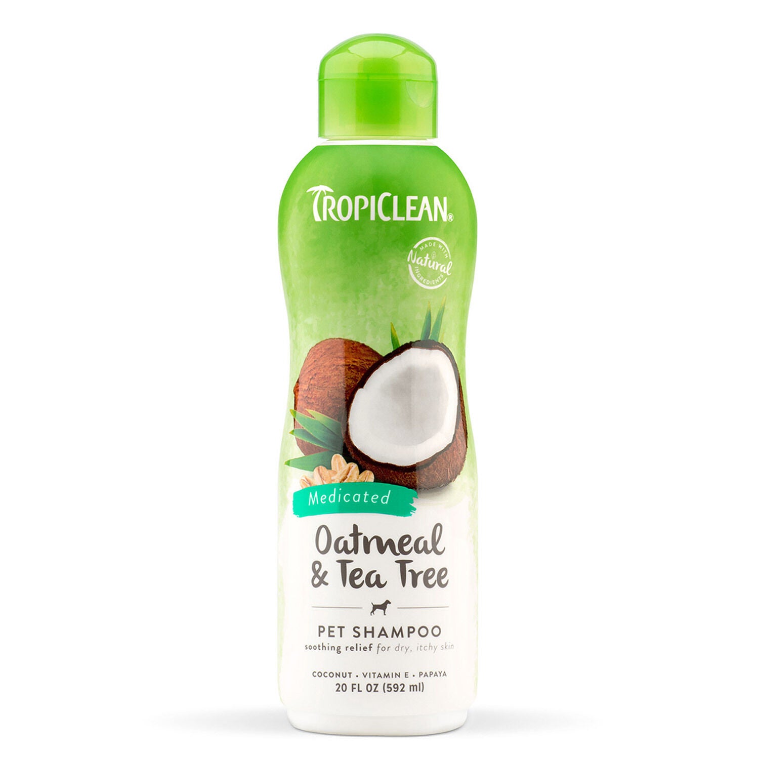 Tropiclean Oatmeal & Tea Tree Medicated Itch Relief Shampoo