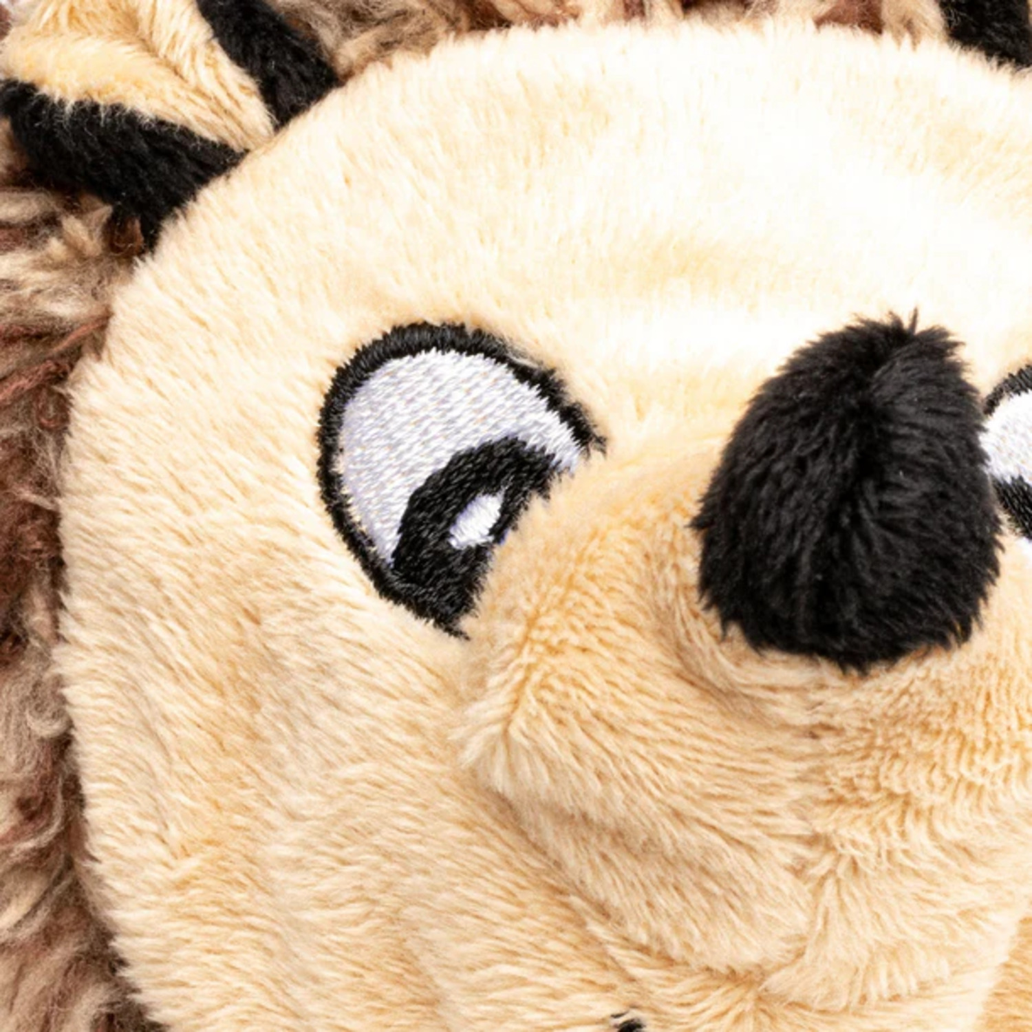 Fabdog Faball Hedgehog Plush Ball Dog Toy, 4"