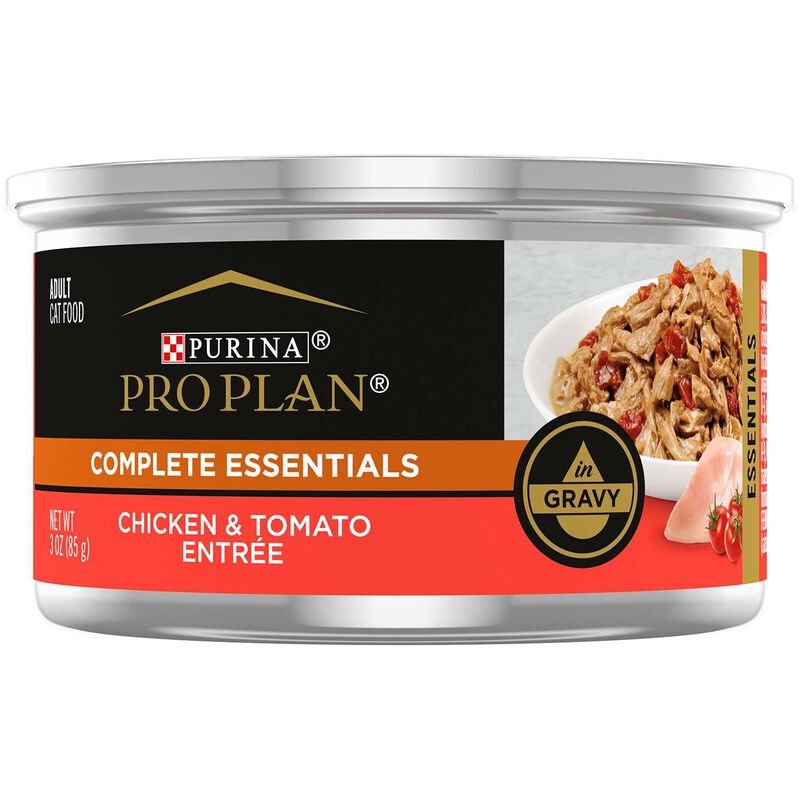 Purina Pro Plan Chicken Entree With Tomatoes In Gravy Cat Food image number 4