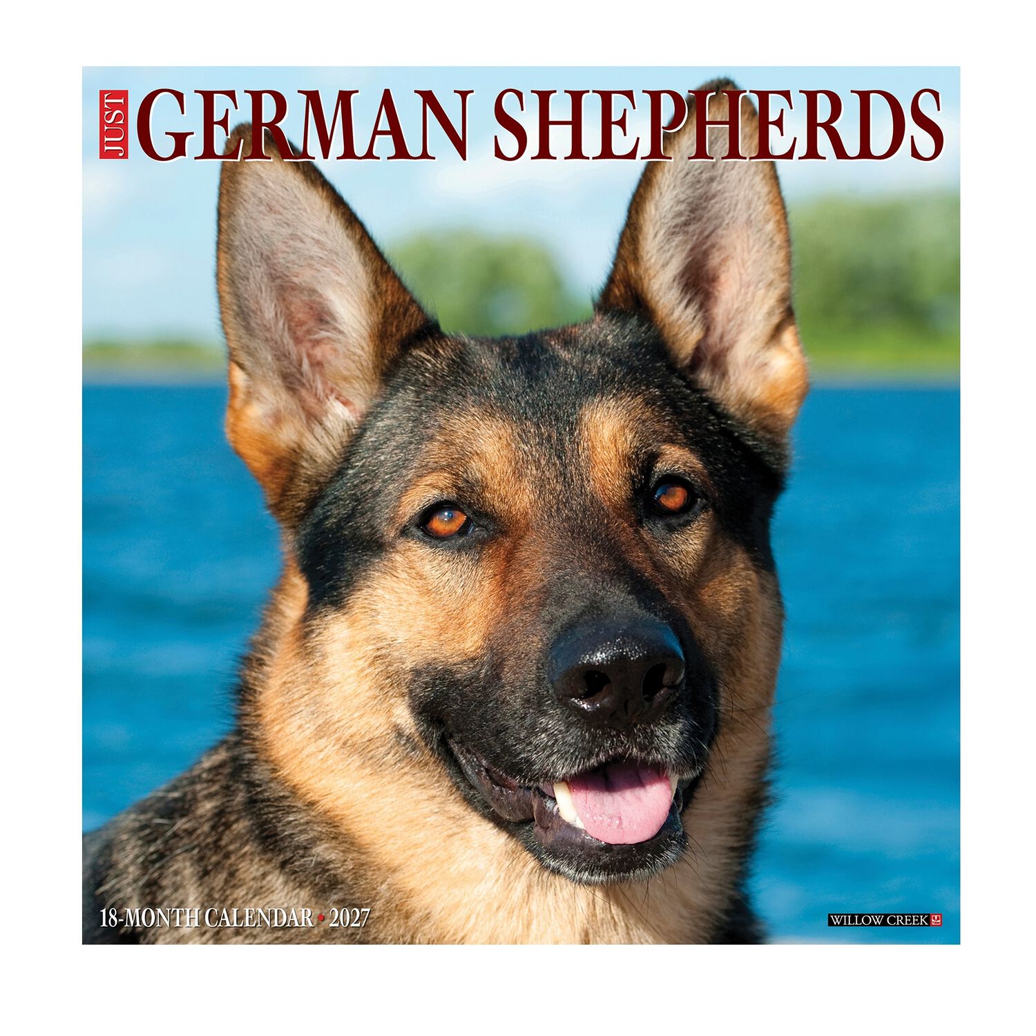 Willow Creek Press Just German Shepherds 2027 Wall Calendar