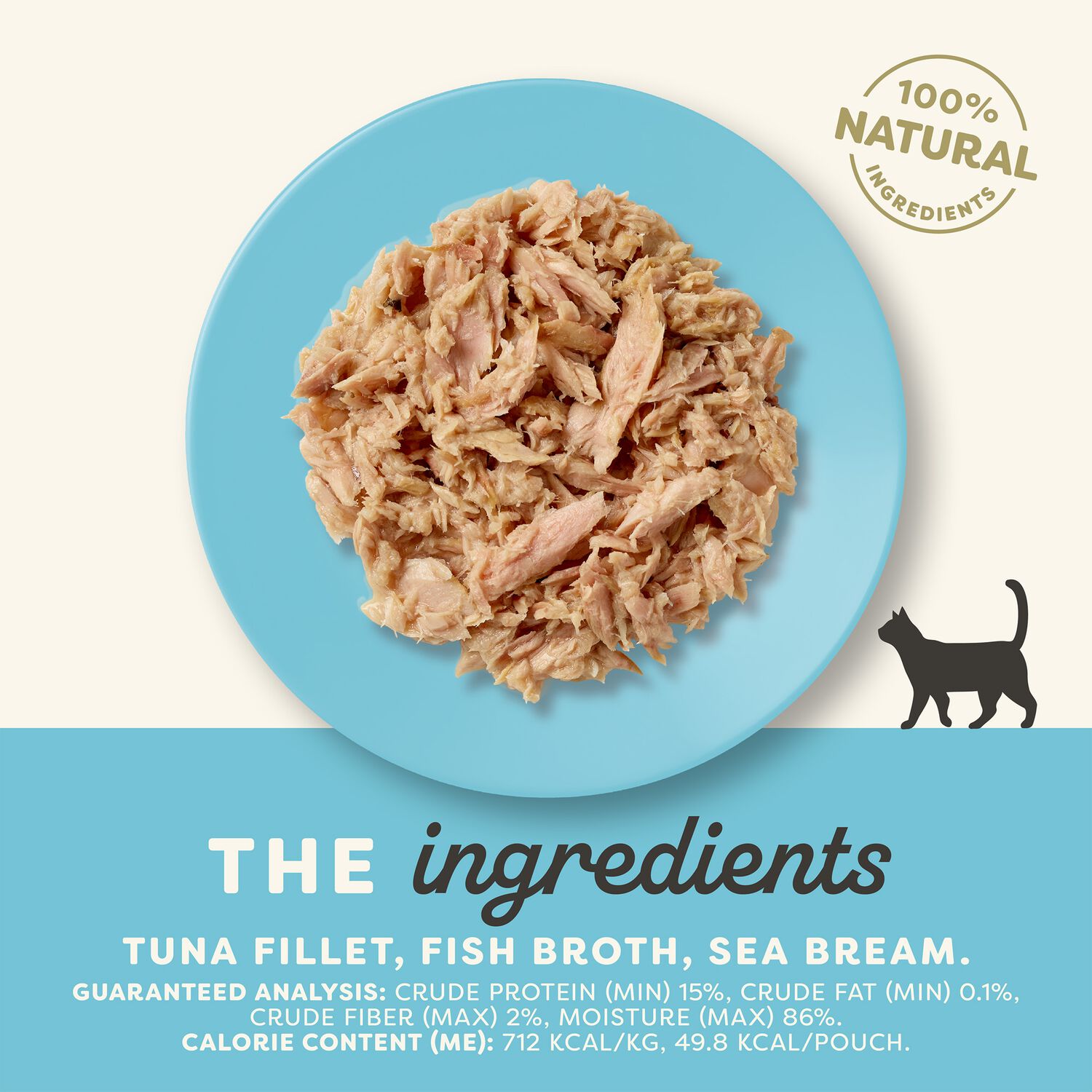 Applaws Tuna & Sea Bream In Broth Natural Wet Cat Food, 2.47-Oz