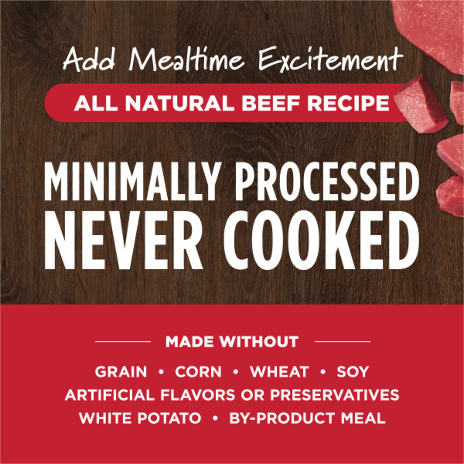 Instinct Raw Boost Shakers Freeze-Dried Beef Dog Food Topper, 5.5Oz