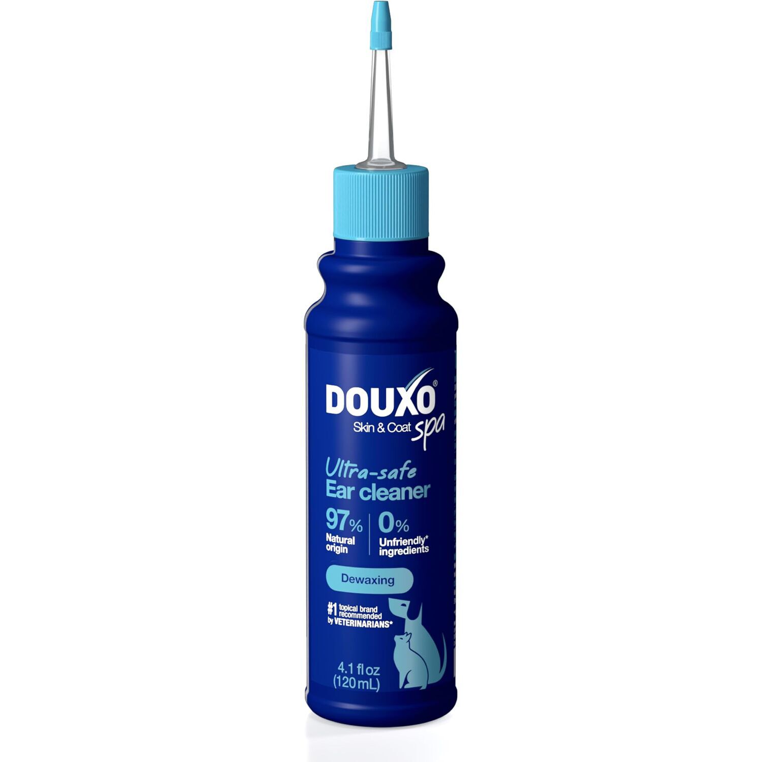 Douxo&reg; Skin & Coat Spa - Ultra-Safe Dewaxing Ear Cleaner For Dogs And Cats, 4.1-Fl-Oz