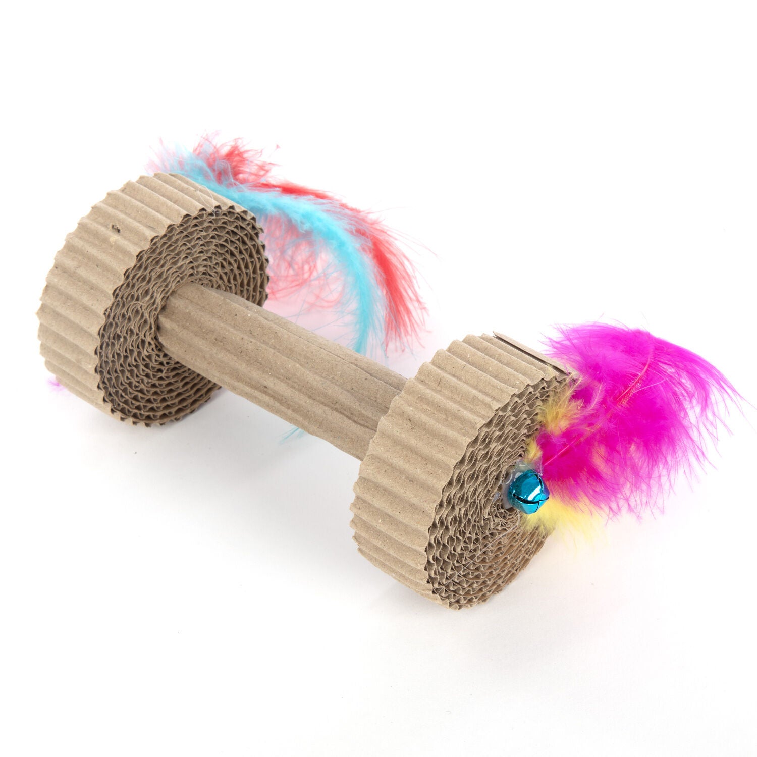 Ware Corrugated Barbell Roller Cat Toy