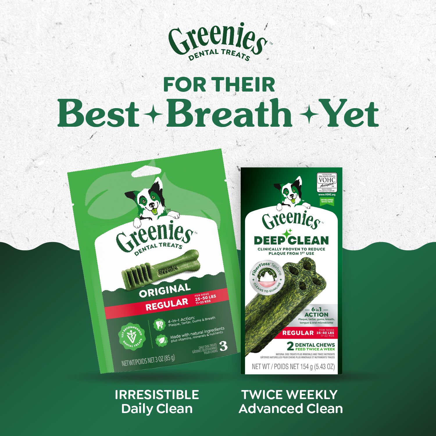 Greenies Deep Clean Original Flavor Large Size Dental Dog Treats, 8.47 Oz, 2 Count