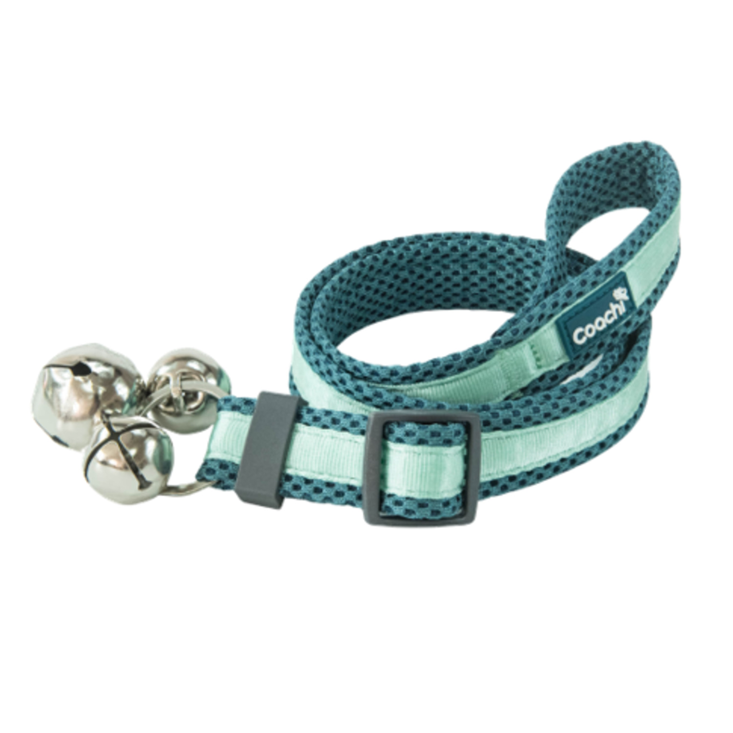 Coachi Puppy & Mini Dog Training Bells, Teal And Mint