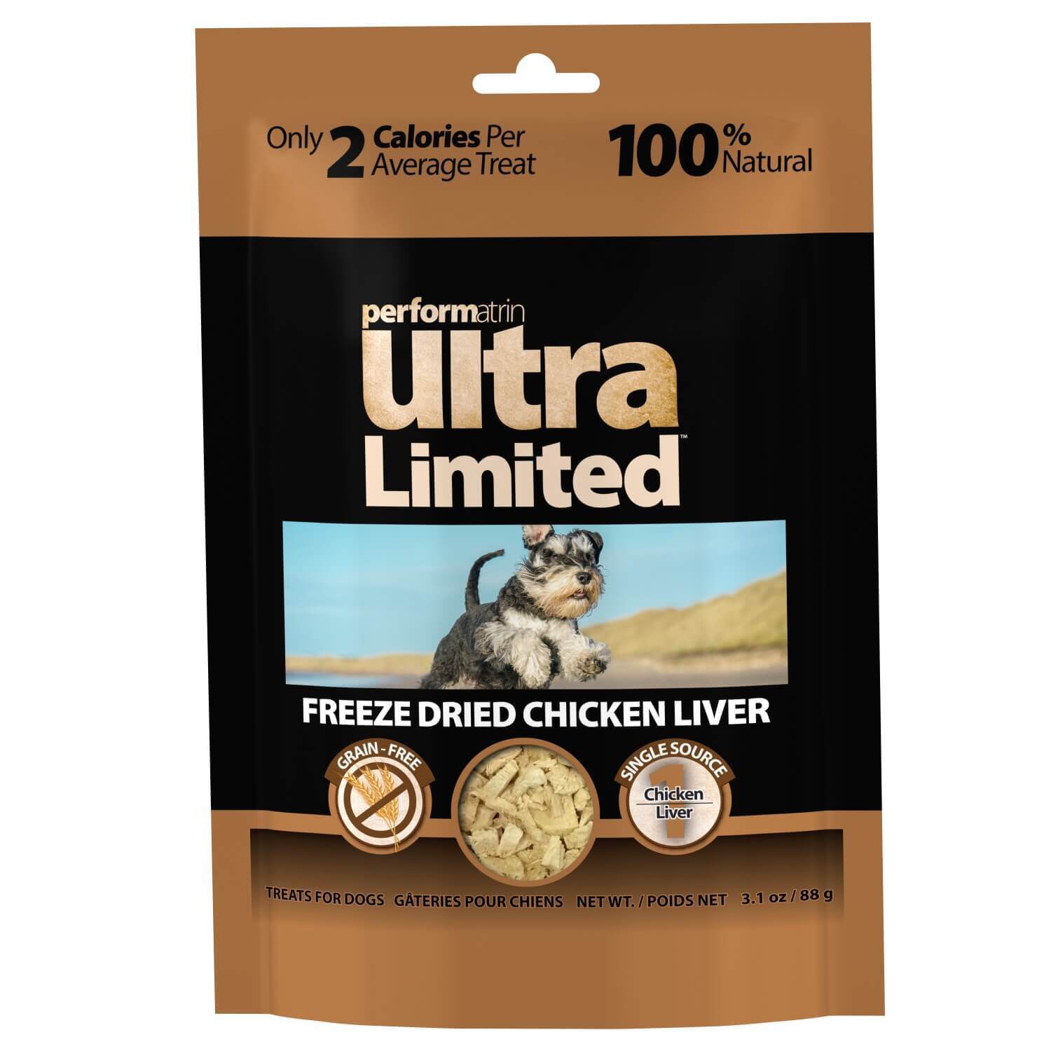 Performatrin Ultra Limited-Ingredient Freeze-Dried Dog Treats, Chicken Liver