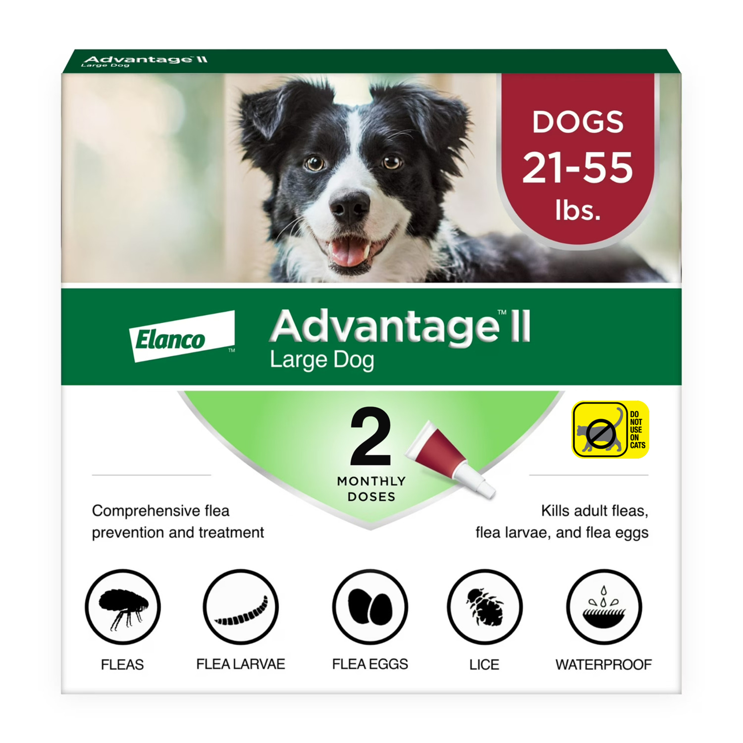 Advantage Ii Flea Treatment For Small Dogs, 3-10-Lbs, 6-Pack = 6 Months Of Protection