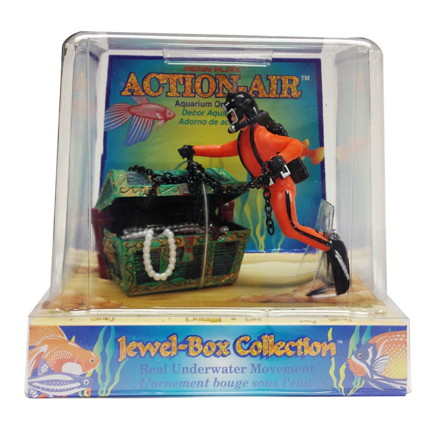 Penn-Plax Treasure Diver Aquarium Ornament