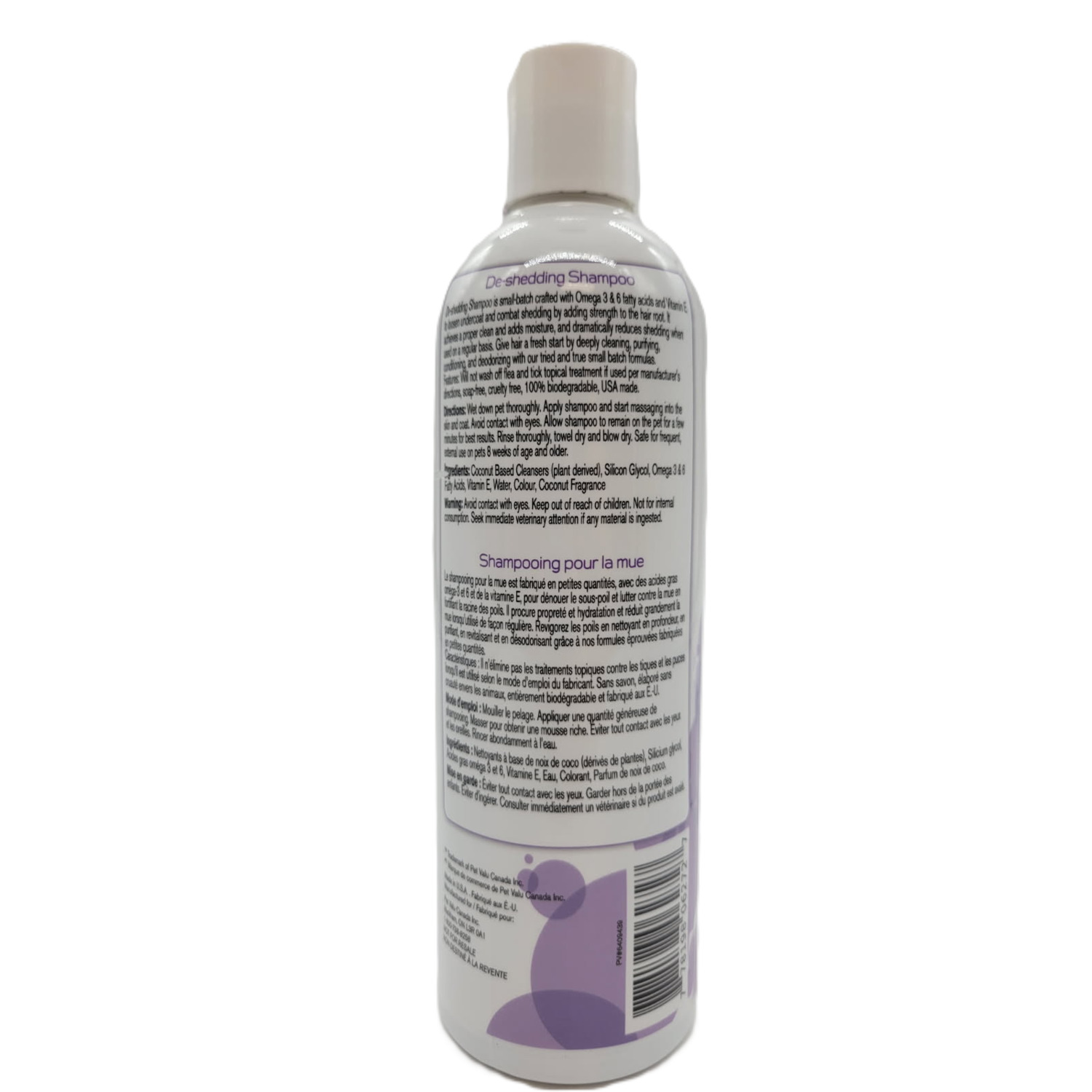 Essentials Deshedding Dog Shampoo, 16-Oz