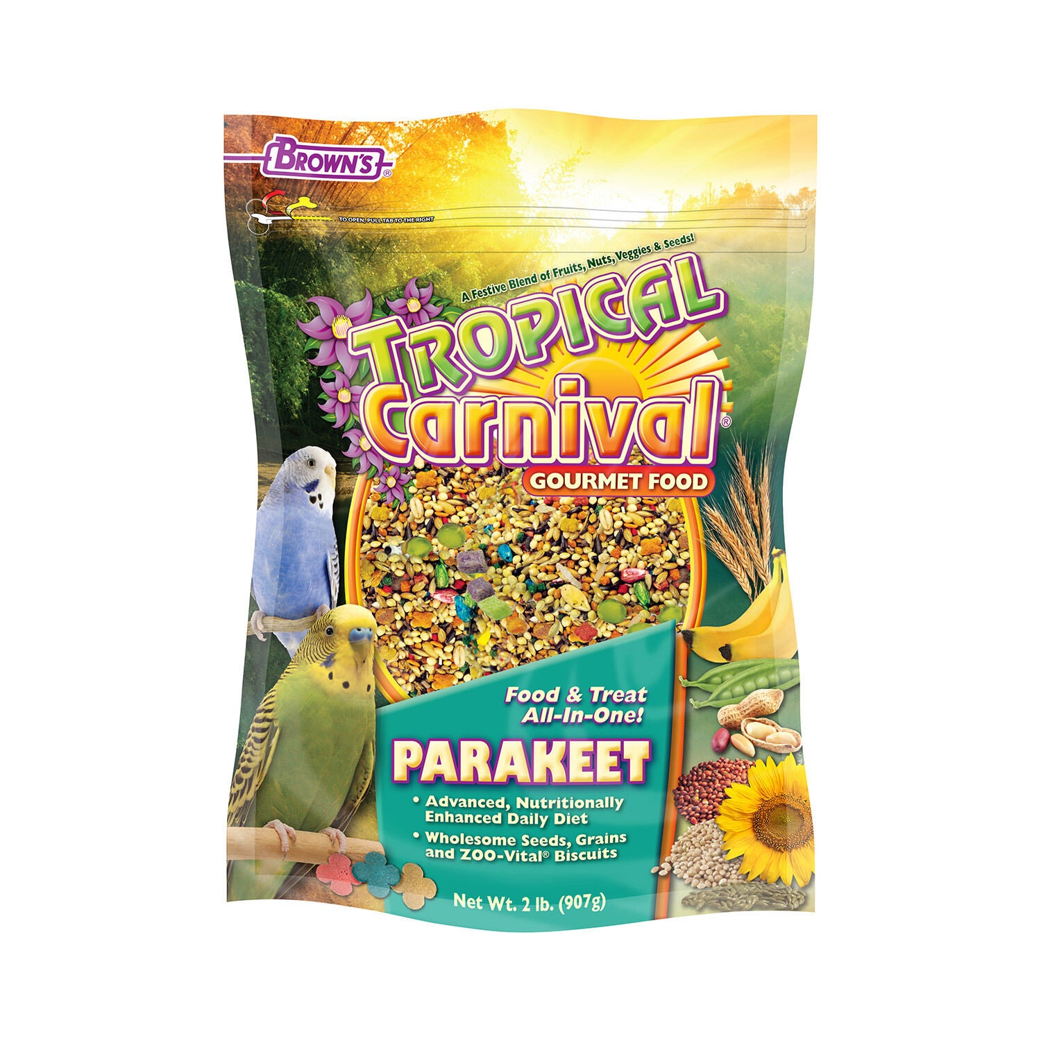 Parakeet Food 2lb Pet Supermarket