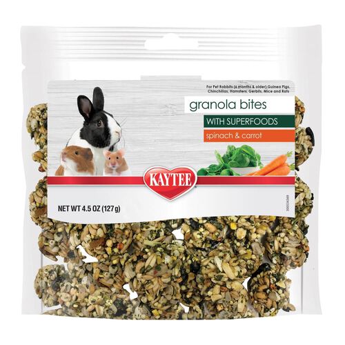 Kaytee Field + Forest Mini Hay Bale with Carrots 3.5 oz - Feeders