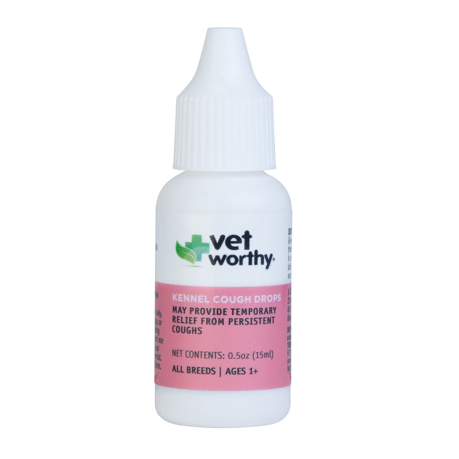 Vet Worthy Kennel Cough Liquid Drops 0.5oz Pet Supermarket