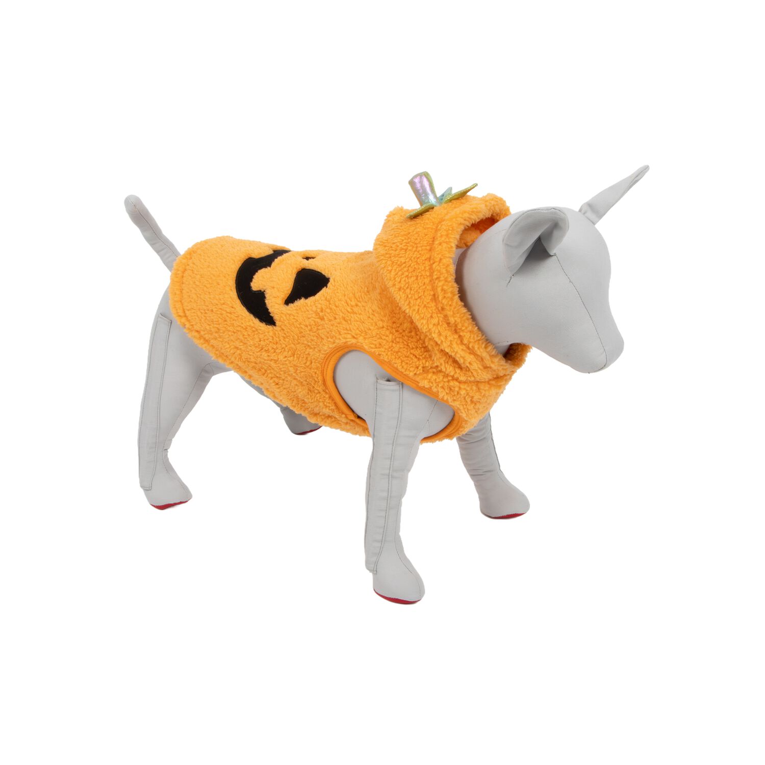 Aristopet Jack-O-Lantern Pumpkin Halloween Dog Hoodie, Orange, Extra Small