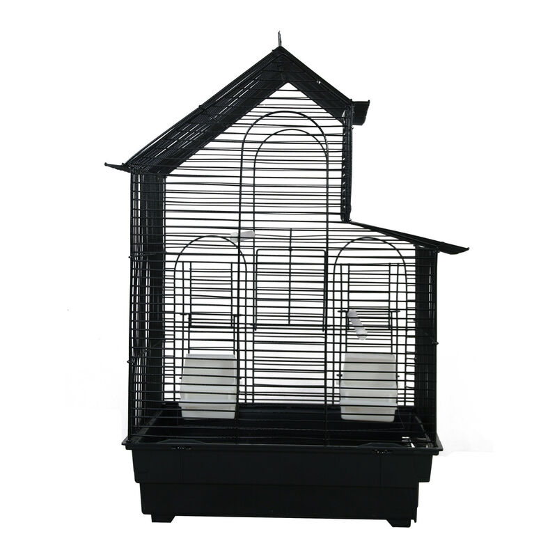 House Top Cage Black For Birds image number 3