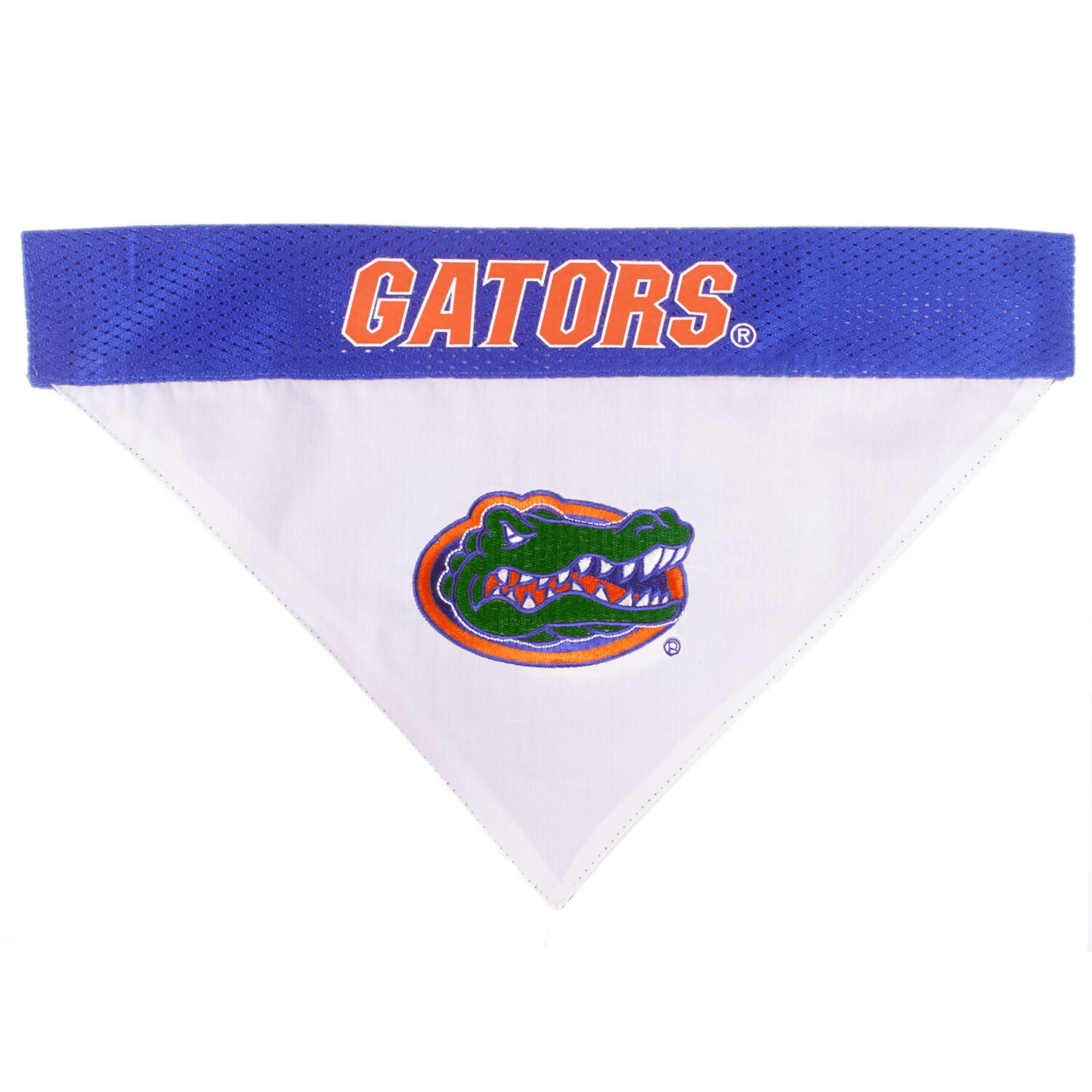 Pets First Ncaa Collegiate University Of Florida Gators Reversible Dog Bandana, Large/Extra Large