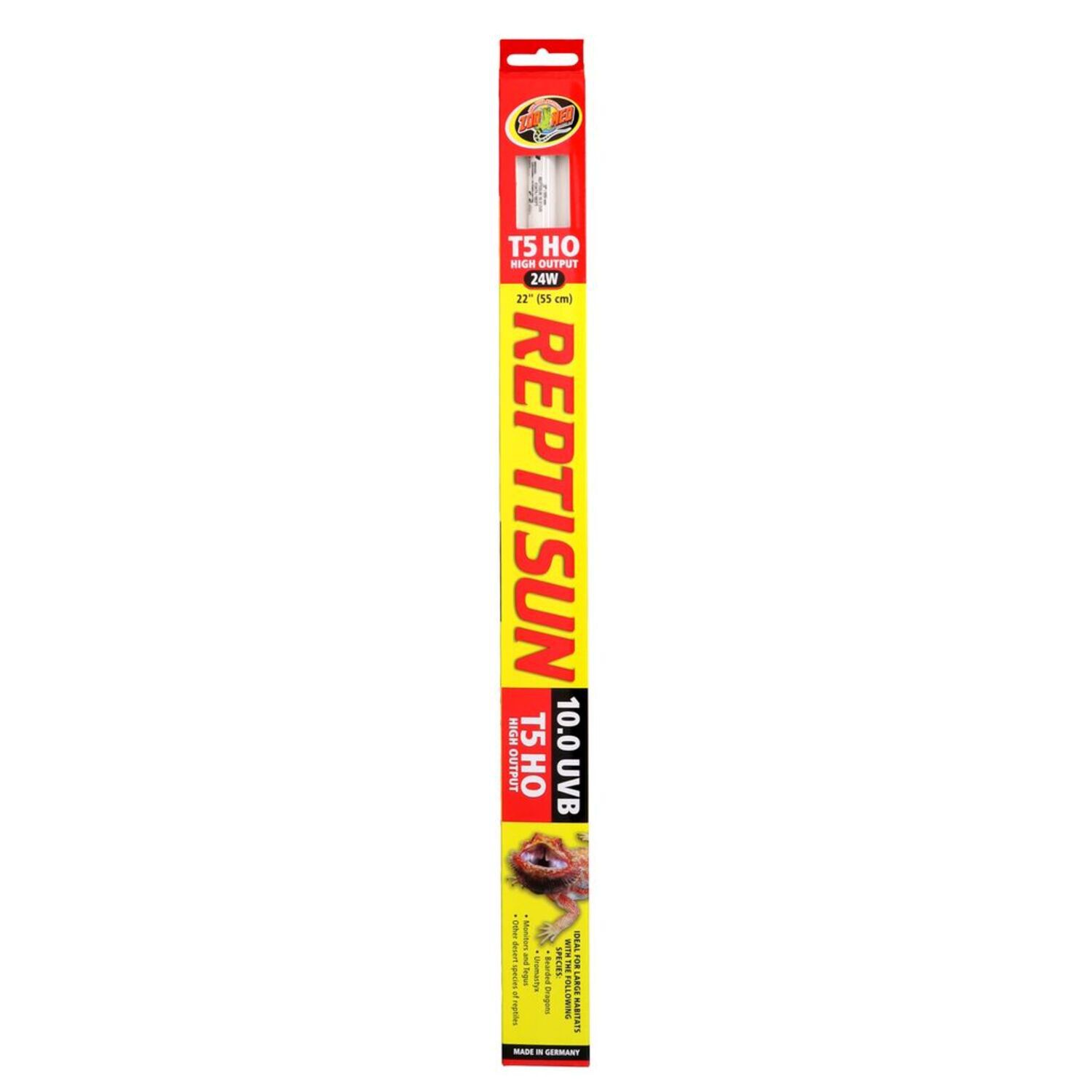 Zoo Med Reptisun T5 High-Output 10.0 Uvb Light Bulb, 24"