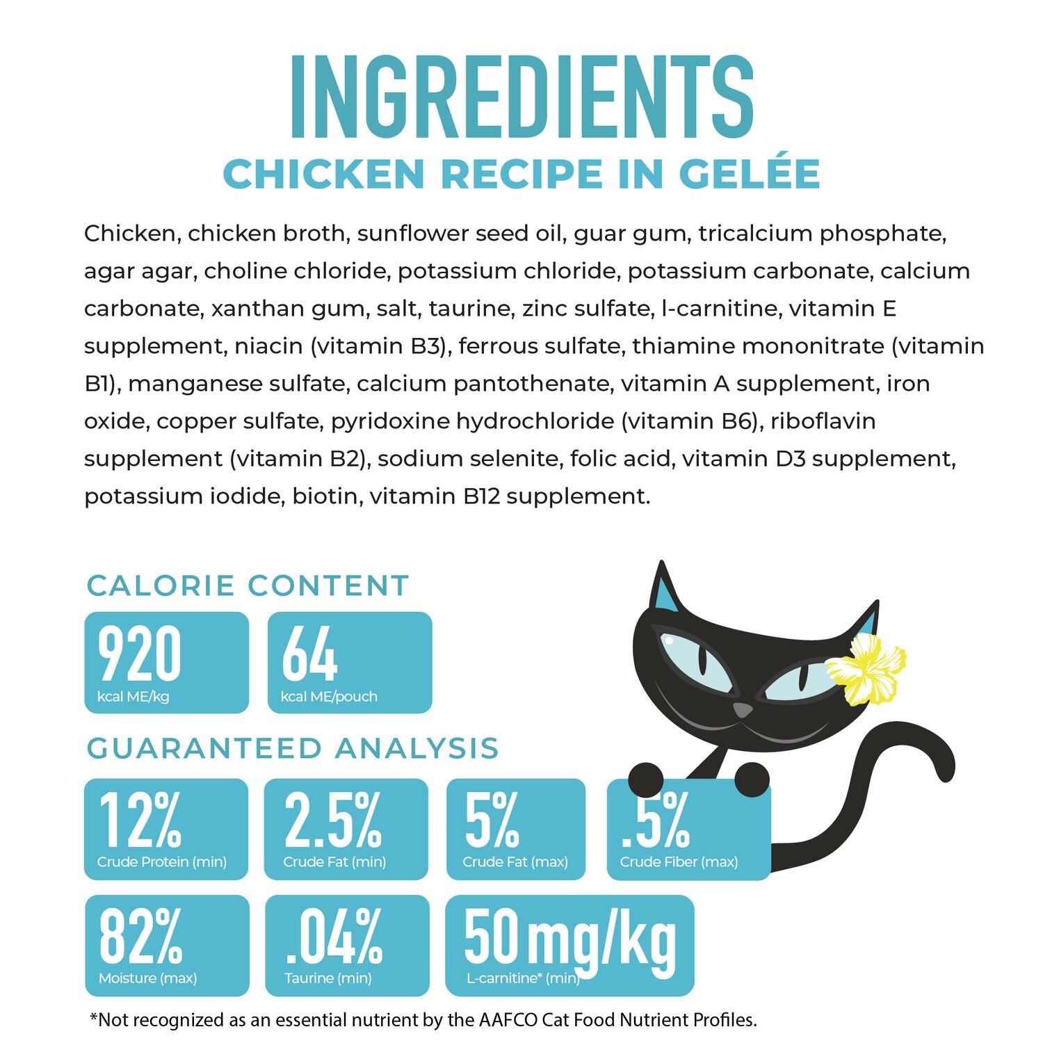 Tiki Cat Luau Lean Gelee Wet Cat Food, Chicken, 2.8-Oz. Pouch