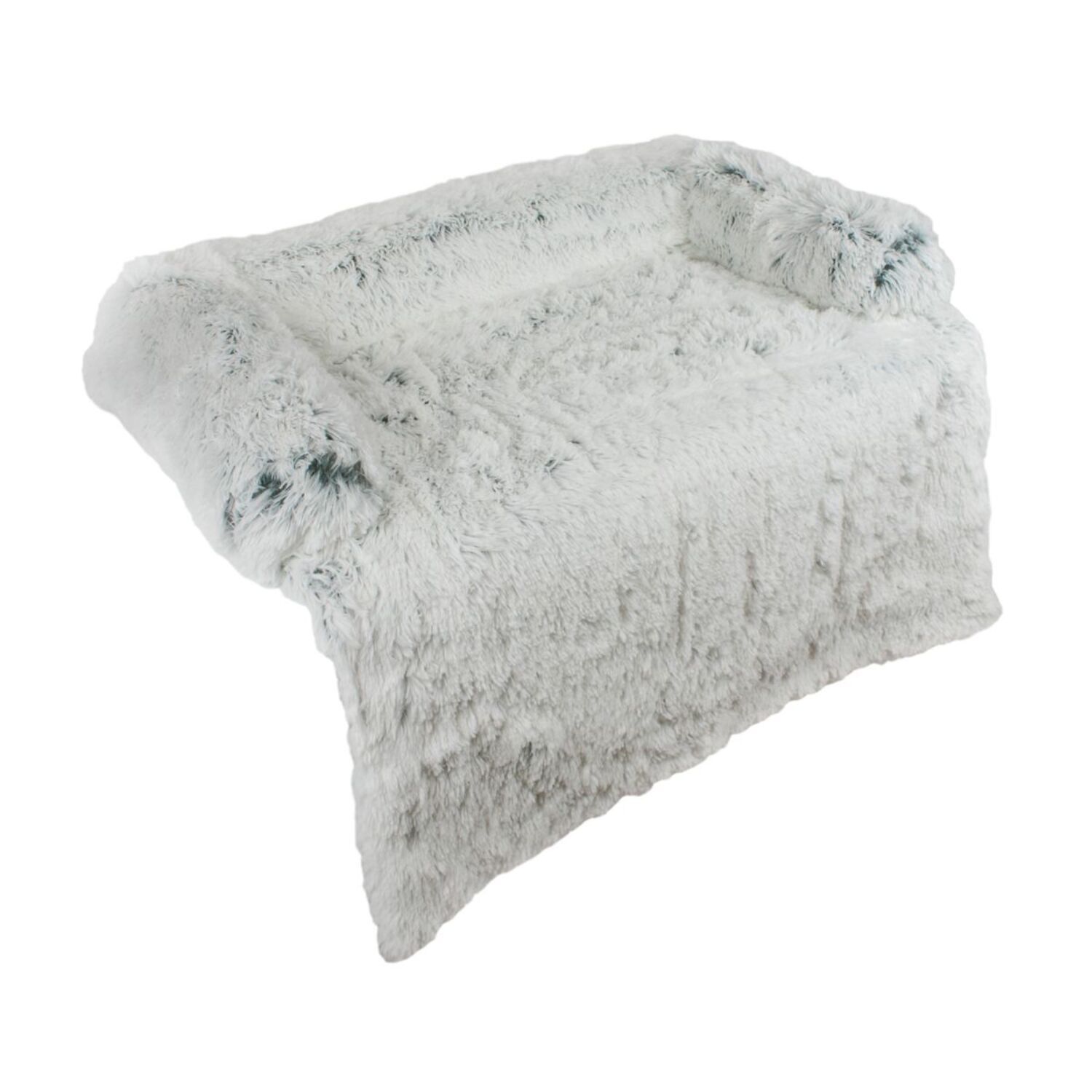 Tall Tails Anywhere Cuddler Waterproof Bolster Dog Bed, 34" - Grey
