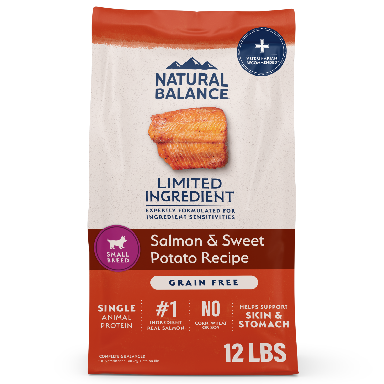 Natural Balance Limited Ingredient Grain-Free Small Breed Salmon & Sweet Potato Recipe Dry Dog Food