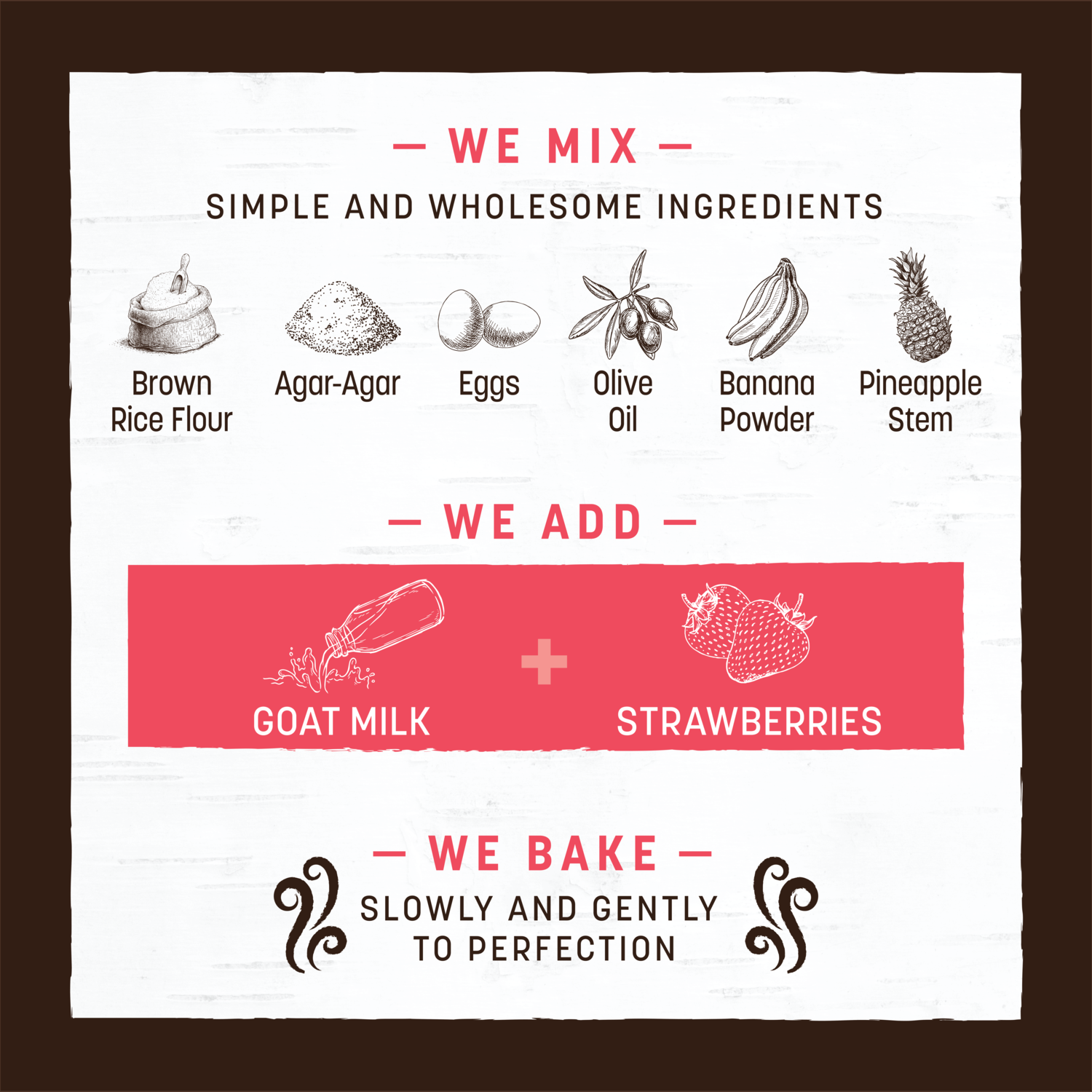 Earth Animal No-Hide Rawhide Alternative Chews Dog Treats, Strawberries & Cream Flavor, Medium