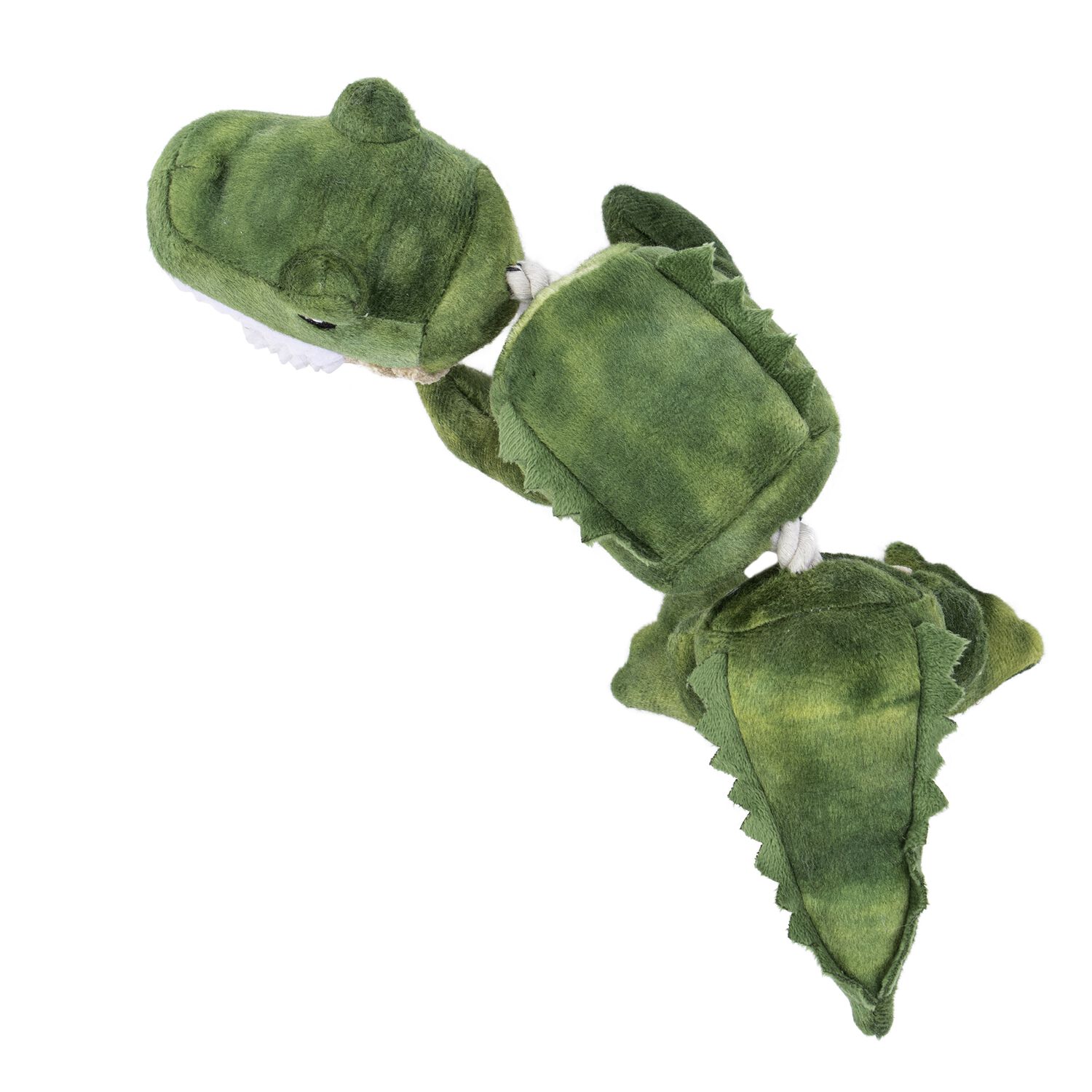Tall Tails Gator Jointed Shake Play Squeaky Dog Toy, 14-Inch