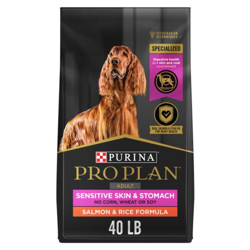 Purina Pro Plan Sensitive Skin And Stomach Salmon And Rice Formula Dry Dog Food
