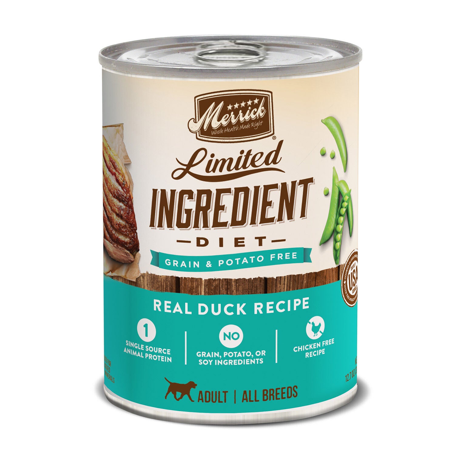 Limited Ingredient Diet Real Duck Recipe Dog Food 12.7oz Pet